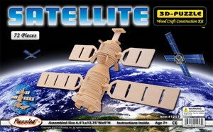 PUZ1257 Satellite 3D Wooden Puzzle by Puzzled Inc Main Image