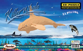 PUZ1264 Killer Whale 3D Puzzle by Puzzled Inc Main Image
