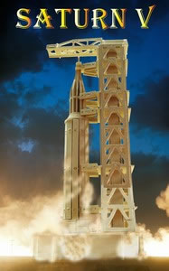 PUZ1518 Saturn V Large 3D Puzzle by Puzzled Inc Main Image