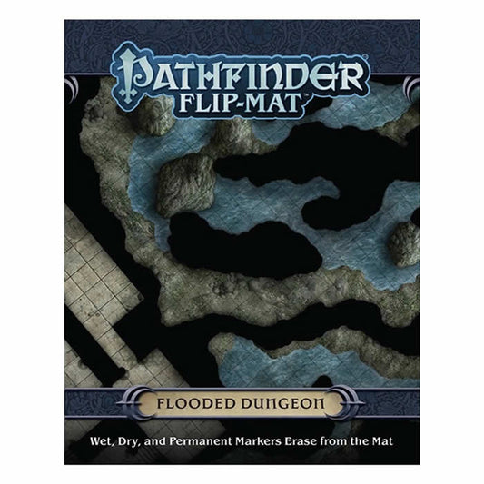PZO30063 Flooded Dungeon Flip-Mat Pathfinder RPG Paizo Publishing Main Image