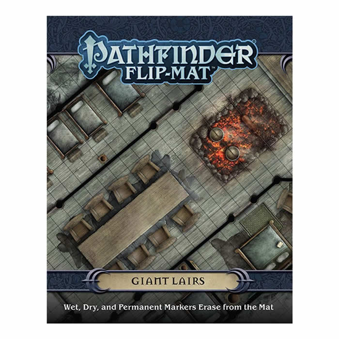 PZO30064 Giant Lairs Flip-Mat Pathfinder RPG Paizo Publishing Main Image