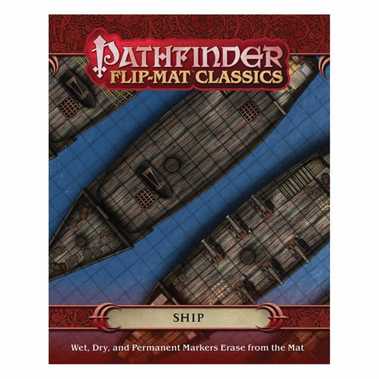 PZO31002 Ship Flip-Mat Classics Pathfinder RPG Paizo Publishing Main Image