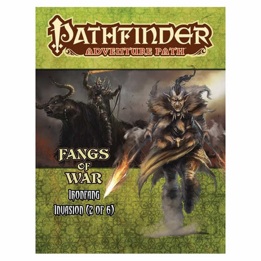 PZO90116 Fangs Of War Pathfinder Adventure Book 2 of 6 Paizo Main Image