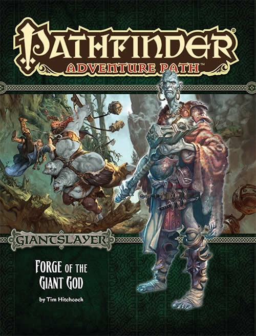 PZO9093 Pathfinder Forge Of The Giant God Role Playing Supplement Paizo Main Image