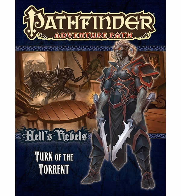 PZO9098 Turn of the Torrent (Hells Rebels 2 of 6) Pathfinder Adventure Path no. 98 Paizo Publishing Main Image