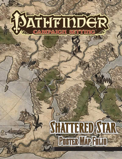 PZO9254 Shattered Star Poster Map Folio Main Image