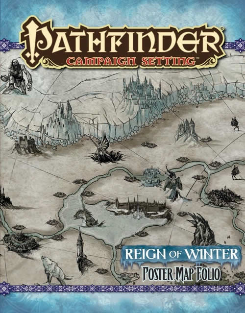PZO9260 Reign of Winter Poster Map Folio Campaign Setting Pathfinder Main Image