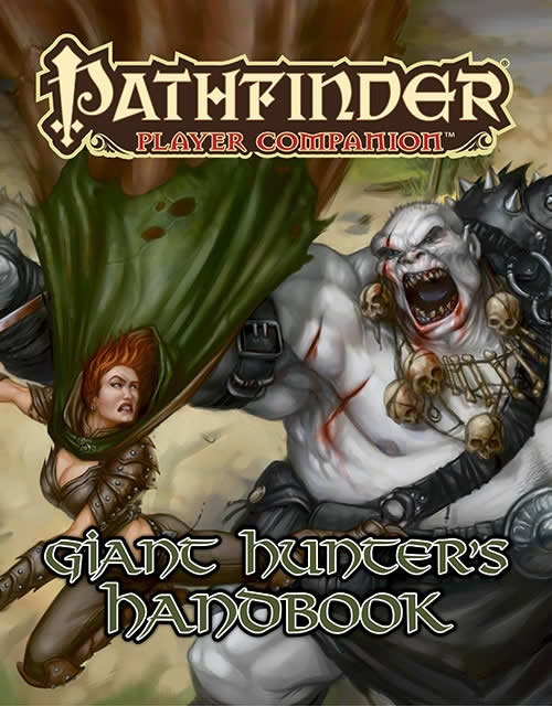 PZO9453 Pathfinder Giant Hunters Handbook  RPG Supplement Paizo Main Image