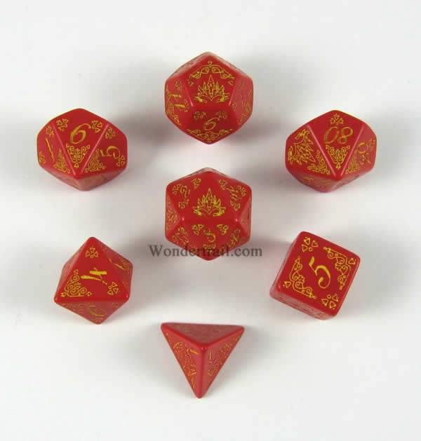 QWSSPAT23 Pathfinder-Curse of the Crimson Throne Dice Set Main Image