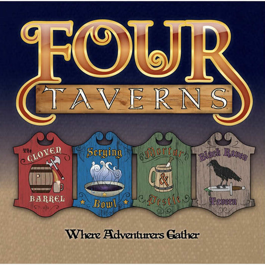 RDG4TAV Four Taverns Card Game Rather Dashing Games Main Image