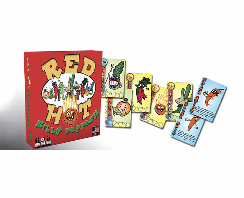 RDGRHSP Red Hot Silly Peppers Card Game Rather Dashing Games 2nd Image