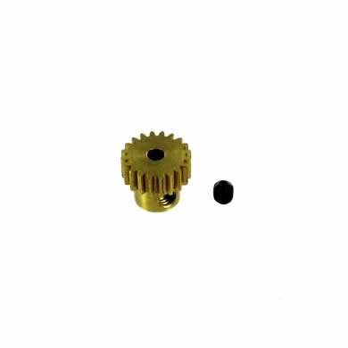 RED11150 Brass Pinion Gear 20T .6 Module Redcat Main Image