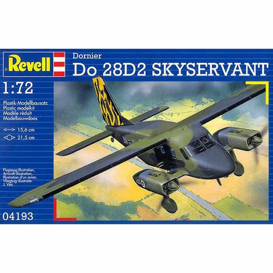 REG04193 Dornier Do-28D2 Skyservant 1/72 Scale Plastic Model Kit Main Image