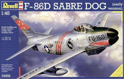 REG04502 F-86D Sabre Dog Model Kit 1/48 Scale Revell Main Image