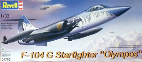 REG04792 F-104G Starfighter Olympos Model Kit 1/32 Scale Revell Main Image