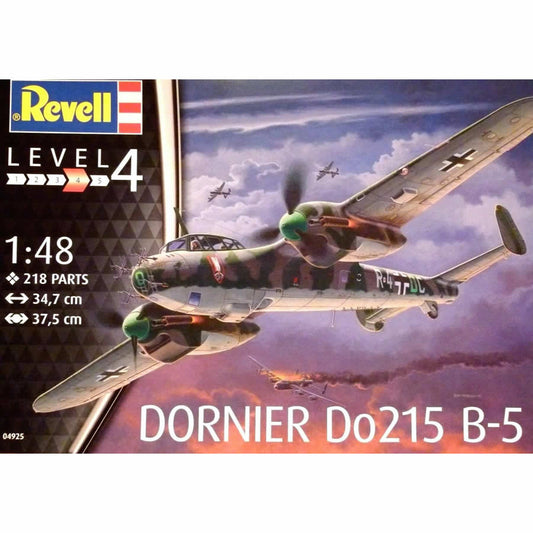 REG04925 Dornier 215 B5 Night Fighter 1/48 Scale Plastic Model Kit Revell Main Image