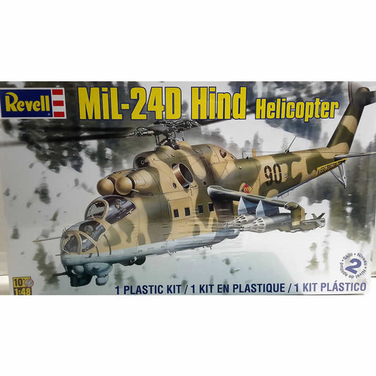 REV5856 MIL-24D Hind Helicopter 1/48 Scale Plastic Model Kit Revell Main Image