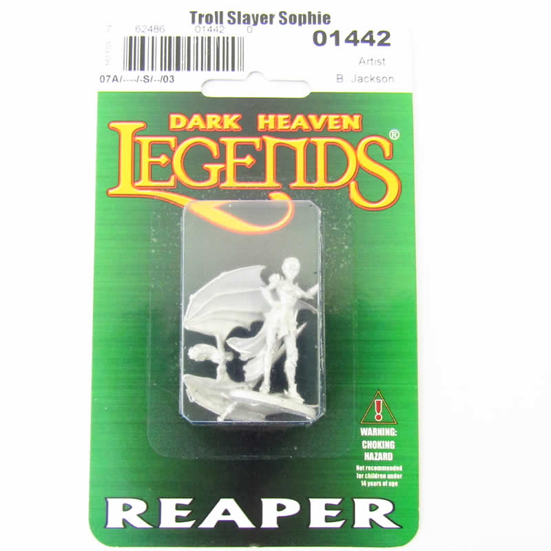 RPR01442 Troll Slayer Sophie Miniature 25mm Heroic Scale Special Edition 2nd Image