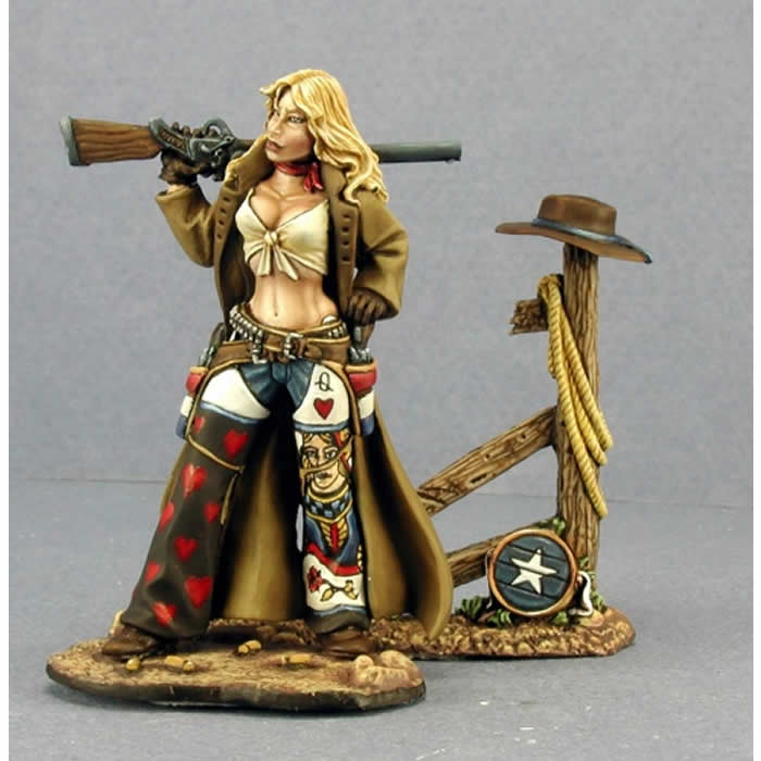 RPR01445 Ellon Stone Cowgirl Miniature 54mm Heroic Scale Special Edition Main Image