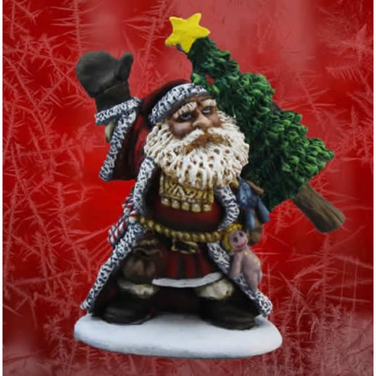 RPR01525 Santa Dwarf Miniature 25mm Heroic Scale Special Edition Main Image