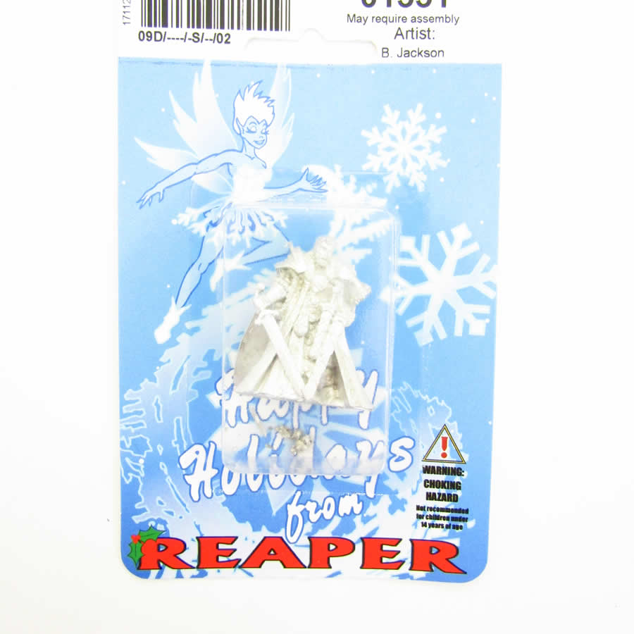 RPR01551 Christmas Knight Miniature 25mm Heroic Scale Special Edition Reaper Miniatures 2nd Image
