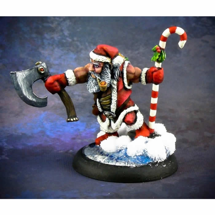 RPR01552 Santa Dwarf 2014 Miniature 25mm Heroic Scale Special Edition Reaper Miniatures Main Image