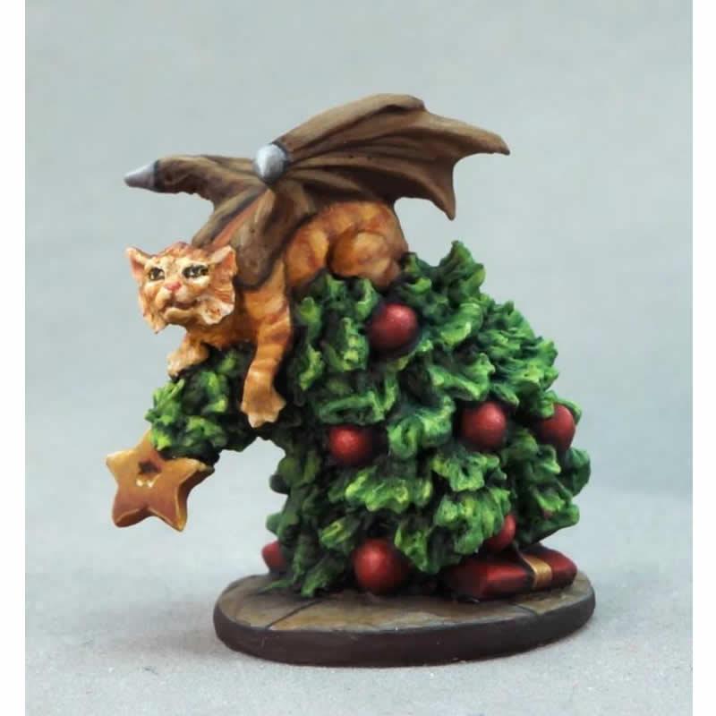 RPR01640 2019 Cat Dragon In Tree Miniature 25mm Heroic Scale Figure Main Image