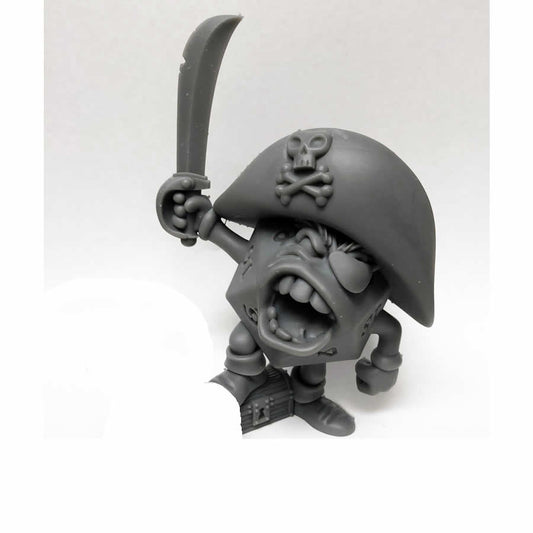RPR01685 2021 Super High Roller Pirate Captain (Resin) Miniature 25mm Heroic Scale Special Edition Main Image