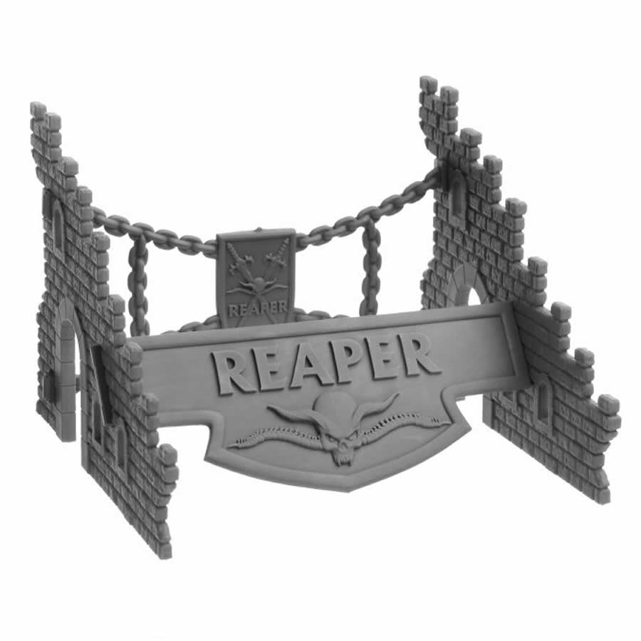 RPR01691 2022 Reaper Paint Brush Holder 2 1/2 x 3 x 3 inches Unpainted Reaper Miniatures