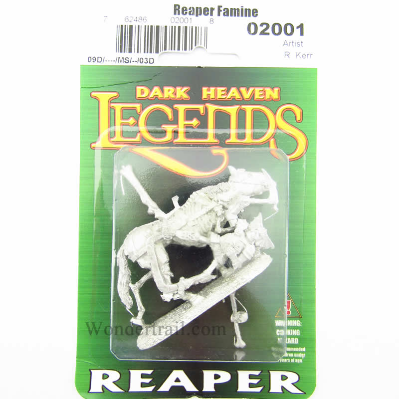 RPR02001 Reaper Famine Monster Miniature 25mm Heroic Scale Dark Heaven Legends Reaper Miniatures 2nd Image