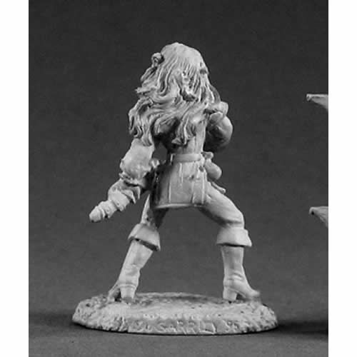 RPR02006 Sidrith Sword Sister Fighter Miniature 25mm Heroic Scale Dark 2nd Image