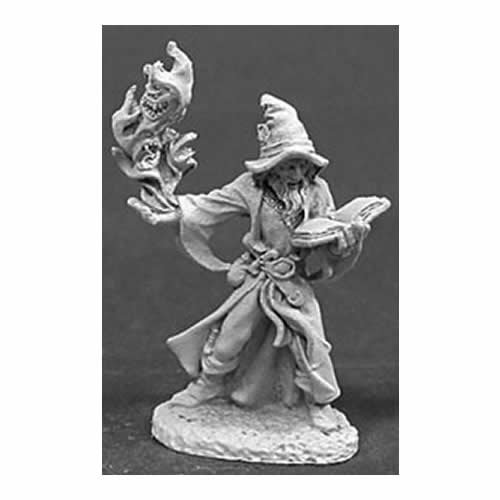 RPR02007 Domur Hunters Moon Wizard Miniature 25mm Heroic Scale Main Image