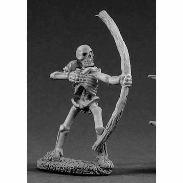 RPR02013 Skeleton Archer Miniature 25mm Heroic Scale Dark Heaven 4th Image