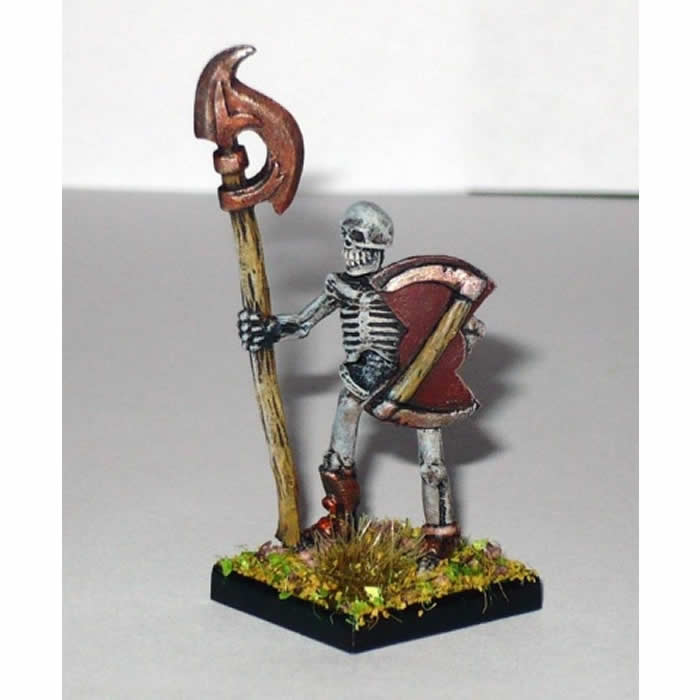 RPR02014 Skeleton Halberdier Miniature 25mm Heroic Scale Dark Heaven Main Image