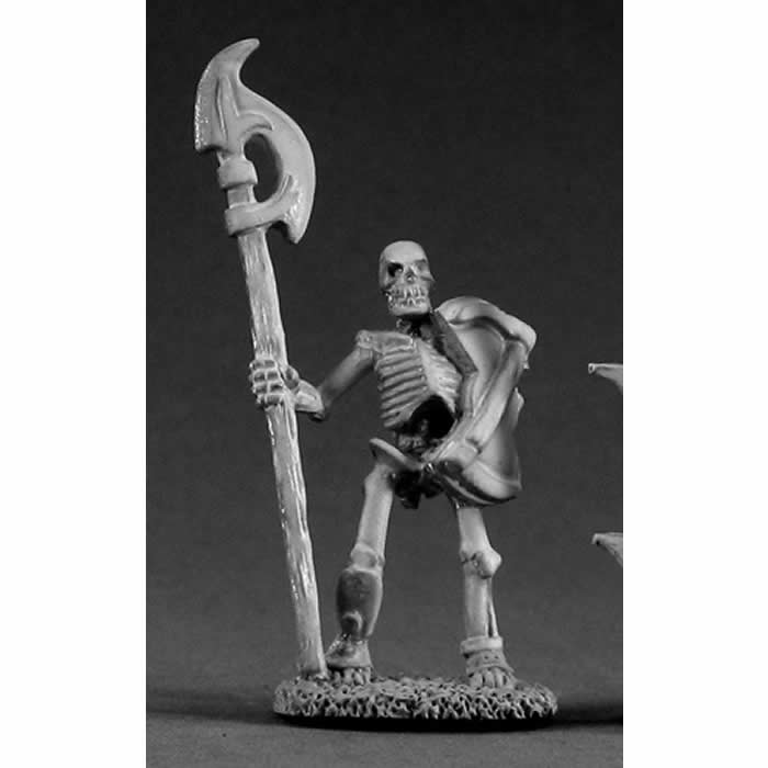 RPR02014 Skeleton Halberdier Miniature 25mm Heroic Scale Dark Heaven 4th Image