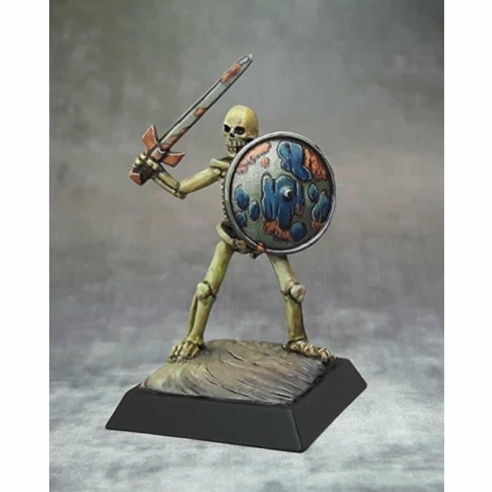 RPR02015 Skeleton Swardsman Miniature 25mm Heroic Scale Dark Heaven Main Image