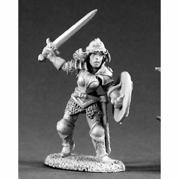 RPR02026 Brigette of the Blade Fighter Miniature 25mm Heroic Scale 3rd Image