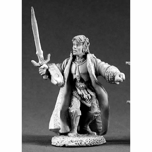 RPR02027 Dnarg The Slayer Fighter Miniature 25mm Heroic Scale Main Image