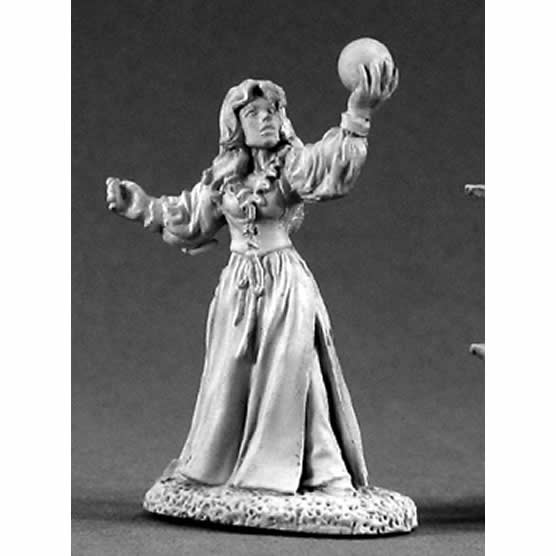 RPR02030 Sarah The Seeress Wizard Miniature 25mm Heroic Scale 3rd Image