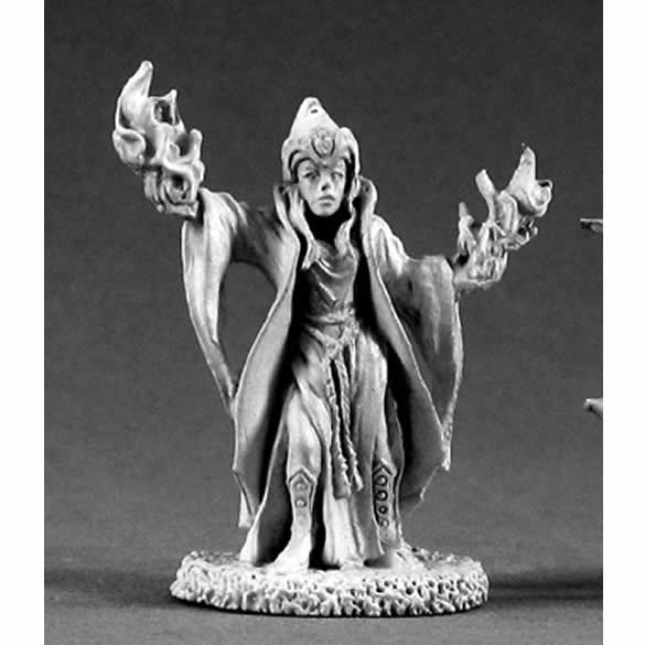 RPR02042 Merith of The Flame Wizard Miniature 25mm Heroic Scale Main Image