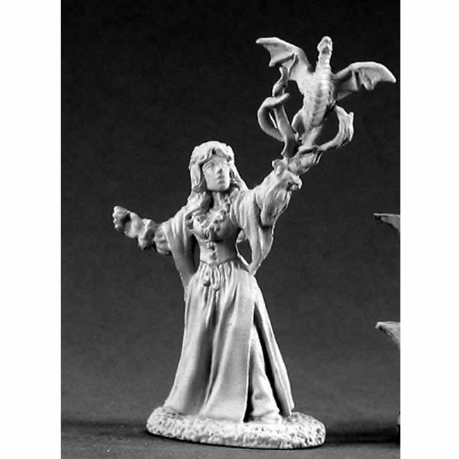 RPR02050 Tristan Loremistress Sorceress Miniature 25mm Heroic Scale 3rd Image