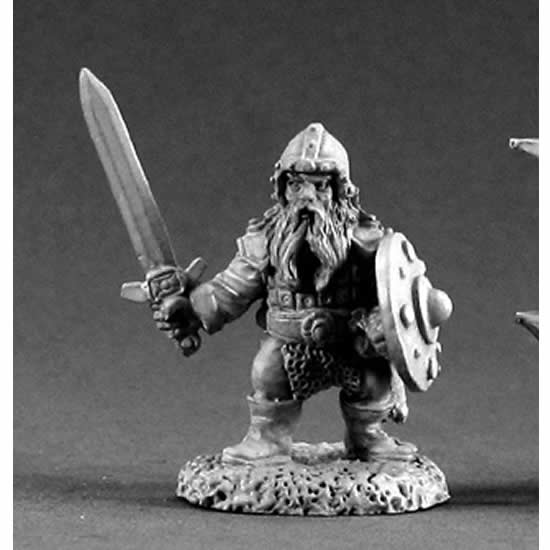 RPR02052 Fredrick Ironfist Fighter Miniature 25mm Heroic Scale 3rd Image