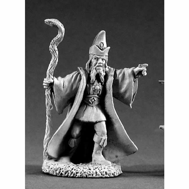 RPR02072 Darius The Blue Wizard Miniature 25mm Heroic Scale Main Image