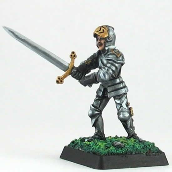 RPR02074 Sir William Fighter Miniature 25mm Heroic Scale Dark Heaven Main Image