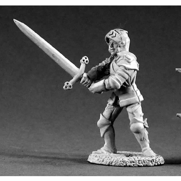 RPR02074 Sir William Fighter Miniature 25mm Heroic Scale Dark Heaven 3rd Image