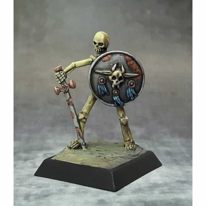 RPR02078 Skeleton Swordsman Miniature 25mm Heroic Scale Dark Heaven Main Image