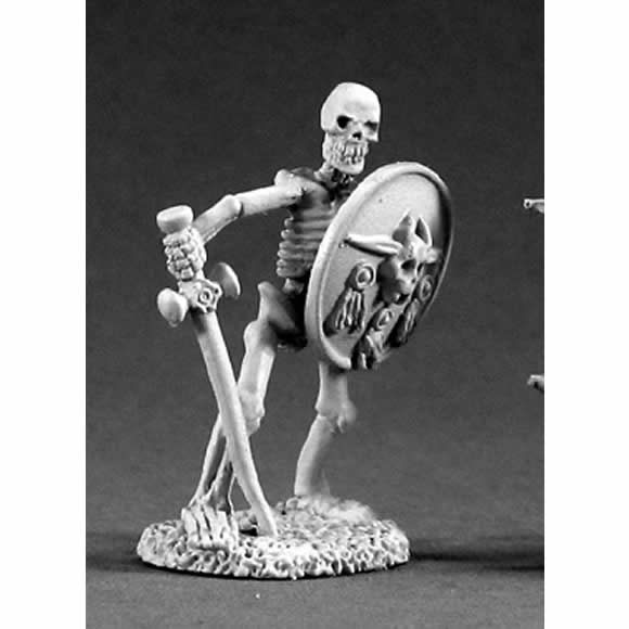 RPR02078 Skeleton Swordsman Miniature 25mm Heroic Scale Dark Heaven 3rd Image