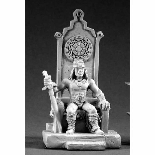 RPR02082 King Angus Stormhand Barbarian Miniature 25mm Heroic Scale Main Image