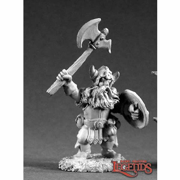 RPR02084 Dain Deepaxe Fighter Miniature 25mm Heroic Scale Main Image