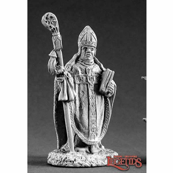 RPR02087 Brother Louis Iv Cleric Miniature 25mm Heroic Scale Dark Heaven Main Image